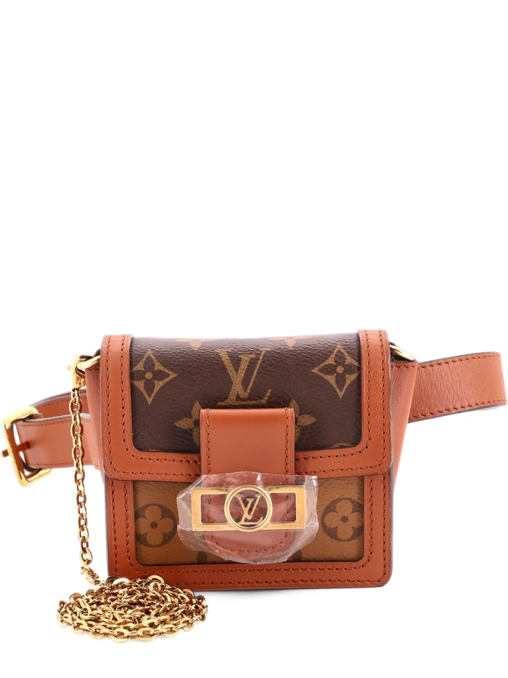 Louis Vuitton Pre-Owned Dauphine Bumbag Reverse Monogram Canvas BB belt bag - Brown