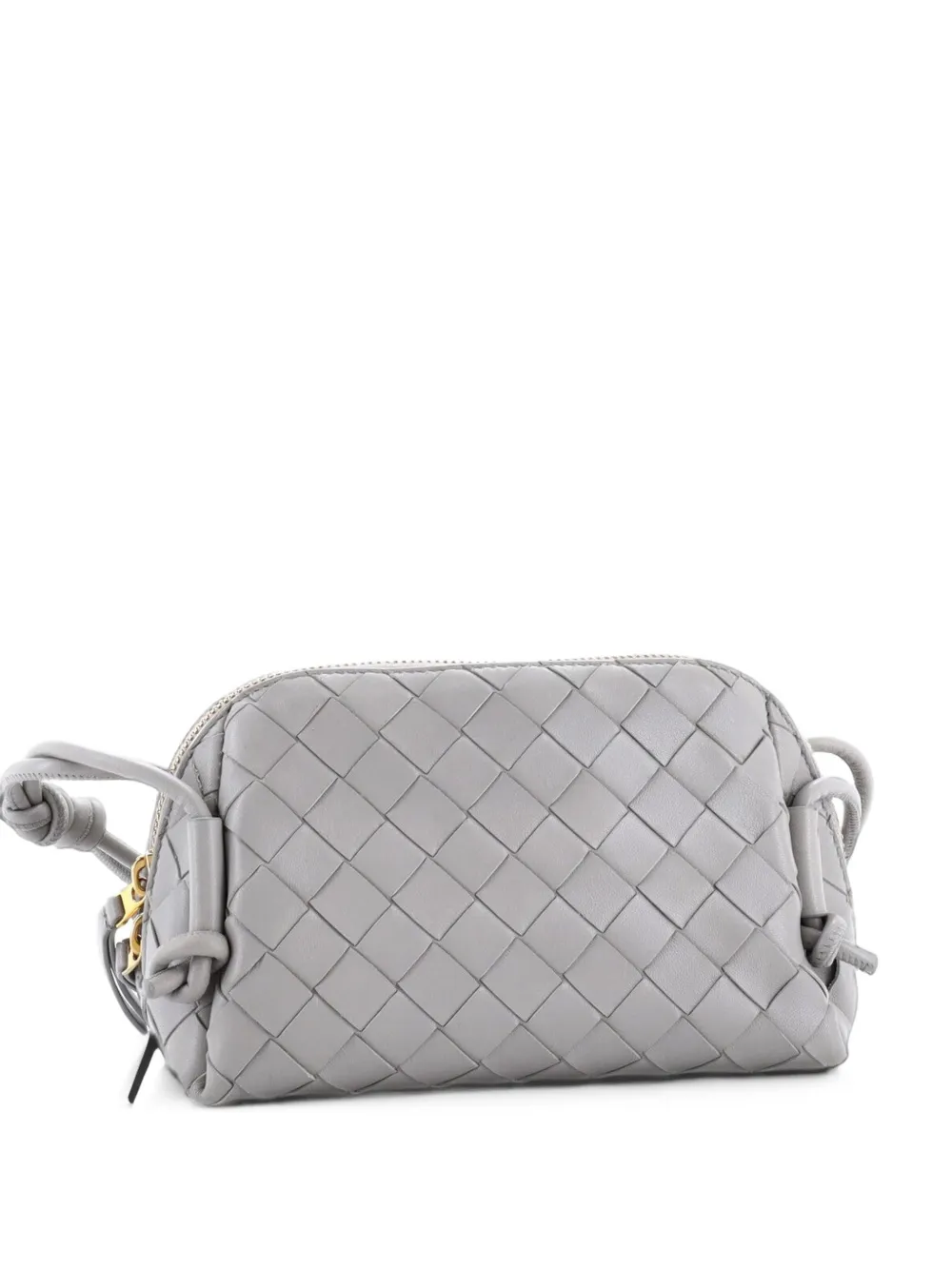 Bottega Veneta Pre-Owned Concert Pouch Intrecciato Nappa Mini crossbody bag - Grau