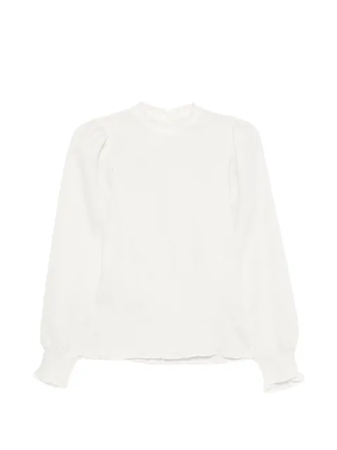 Antik Batik Angeli ruffled-trim smocked top