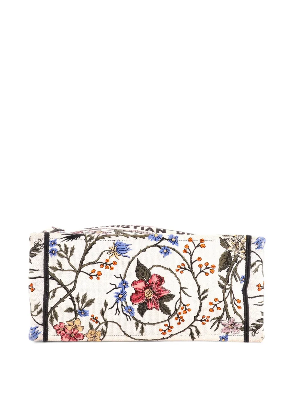 Christian Dior Pre-Owned Book Embroidered Canvas Medium tote bag - Mehrfarbig