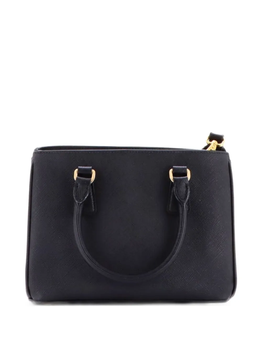 Prada Pre-Owned Re-Edition Galleria Saffiano Leather Micro tote bag - Nero