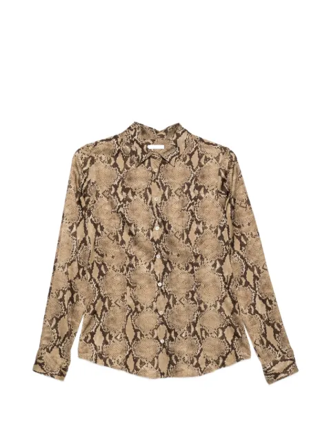 Robert Friedman Agata animal-print shirt