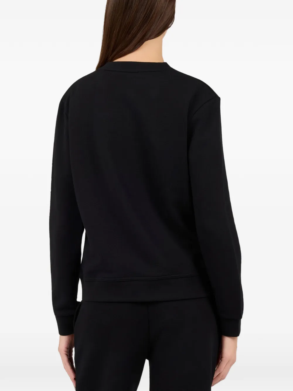 Roberto Cavalli logo-print sweatshirt Zwart