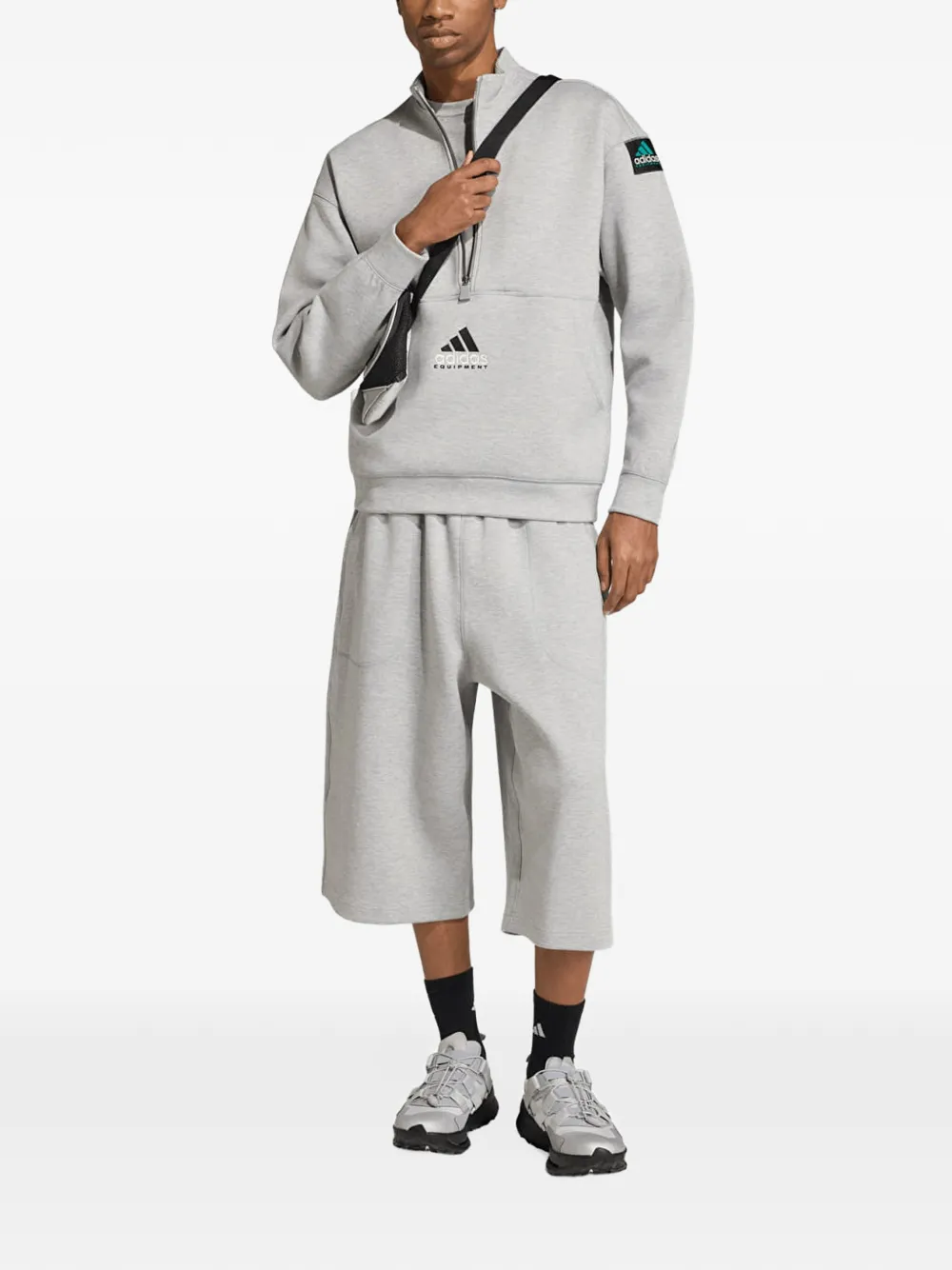 adidas Equipment Spacer half-zip Grijs