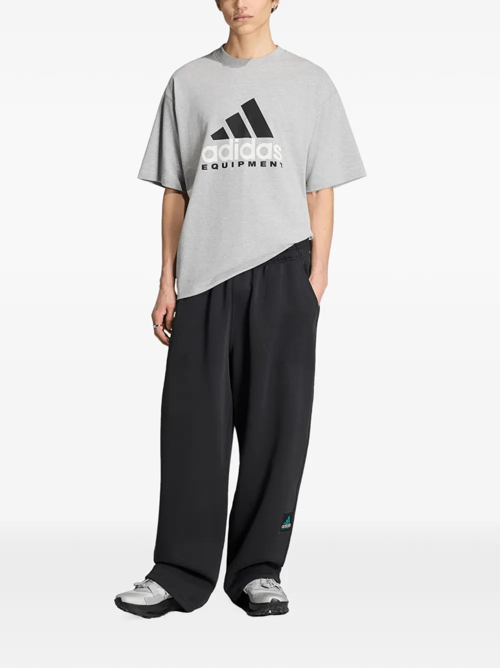 adidas Equipment logo T-shirt Grijs