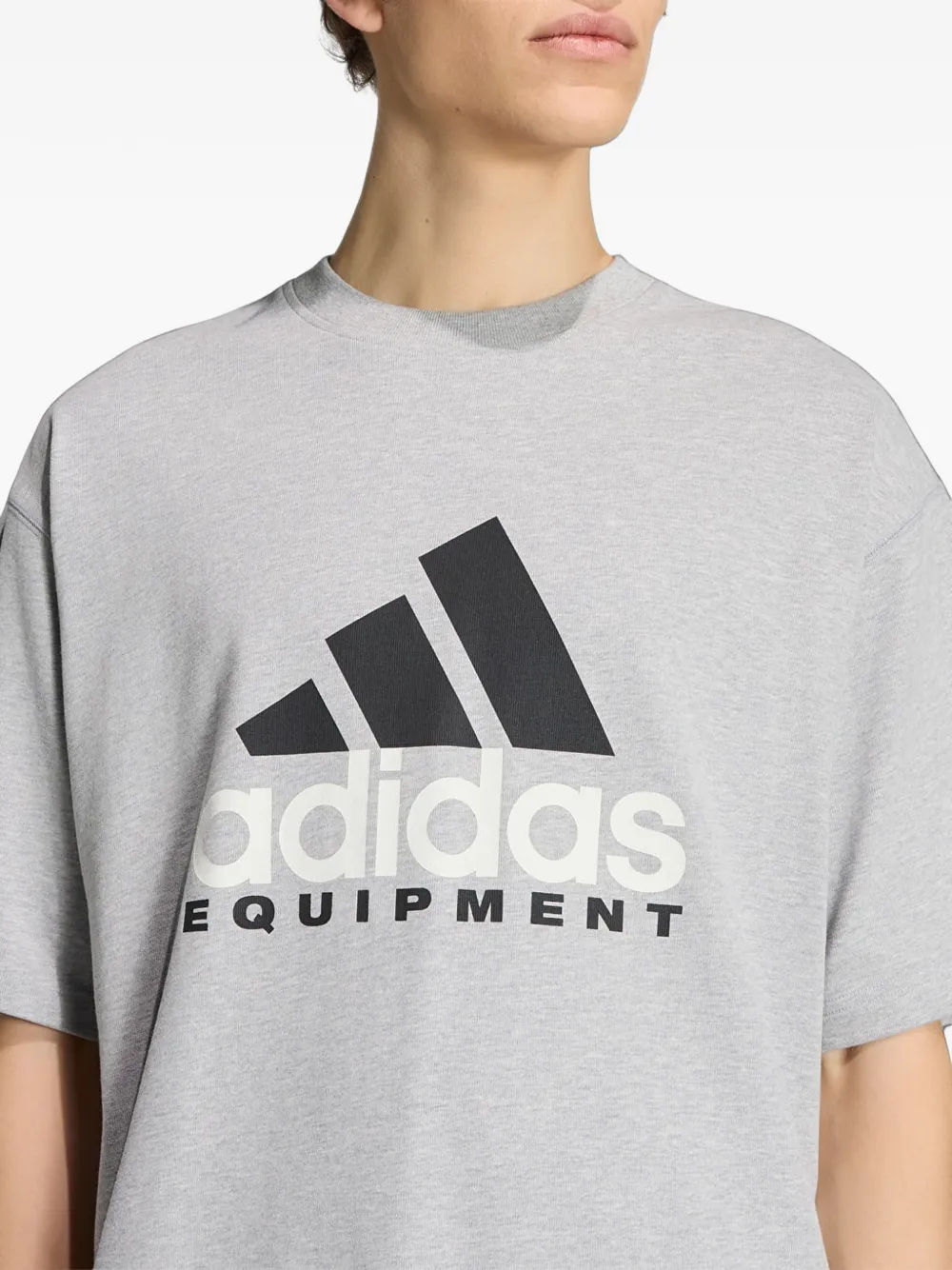 adidas Equipment logo T-shirt Grijs