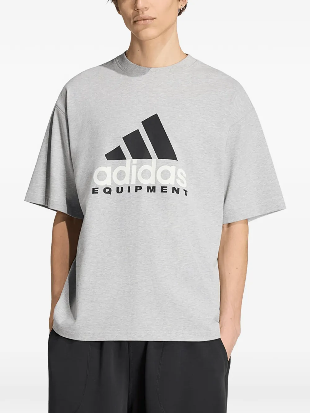 adidas Equipment logo T-shirt Grijs
