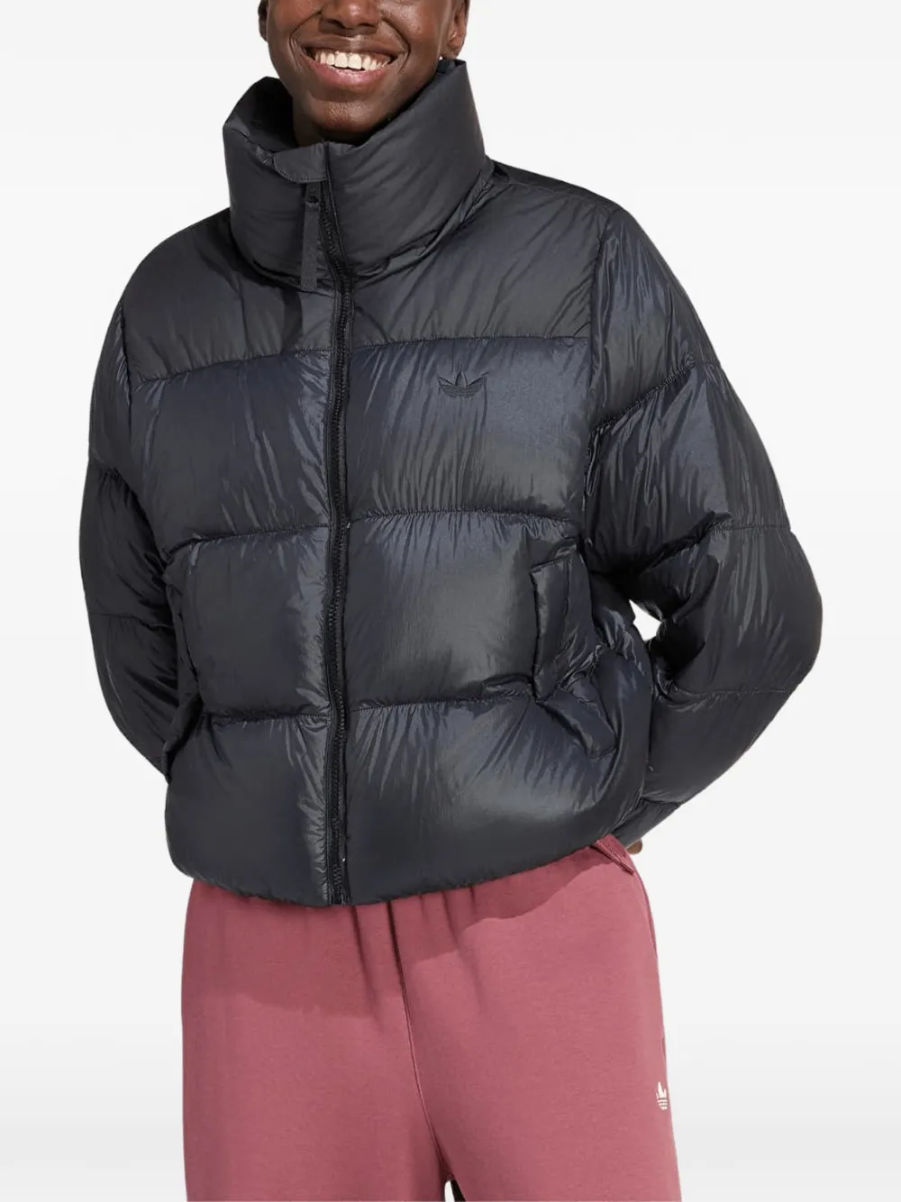 adidas Essentials padded puffer jacket Zwart
