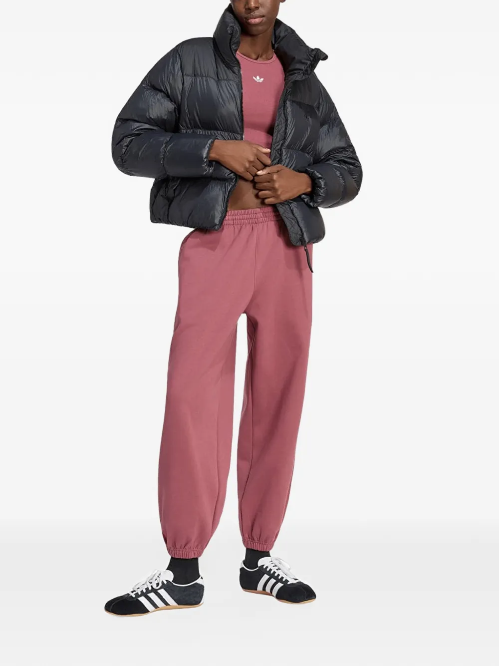 adidas Essentials padded puffer jacket Zwart