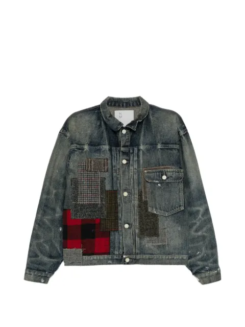 Junya Watanabe MAN Junya Watanabe MAN x New Manual patchwork denim jacket
