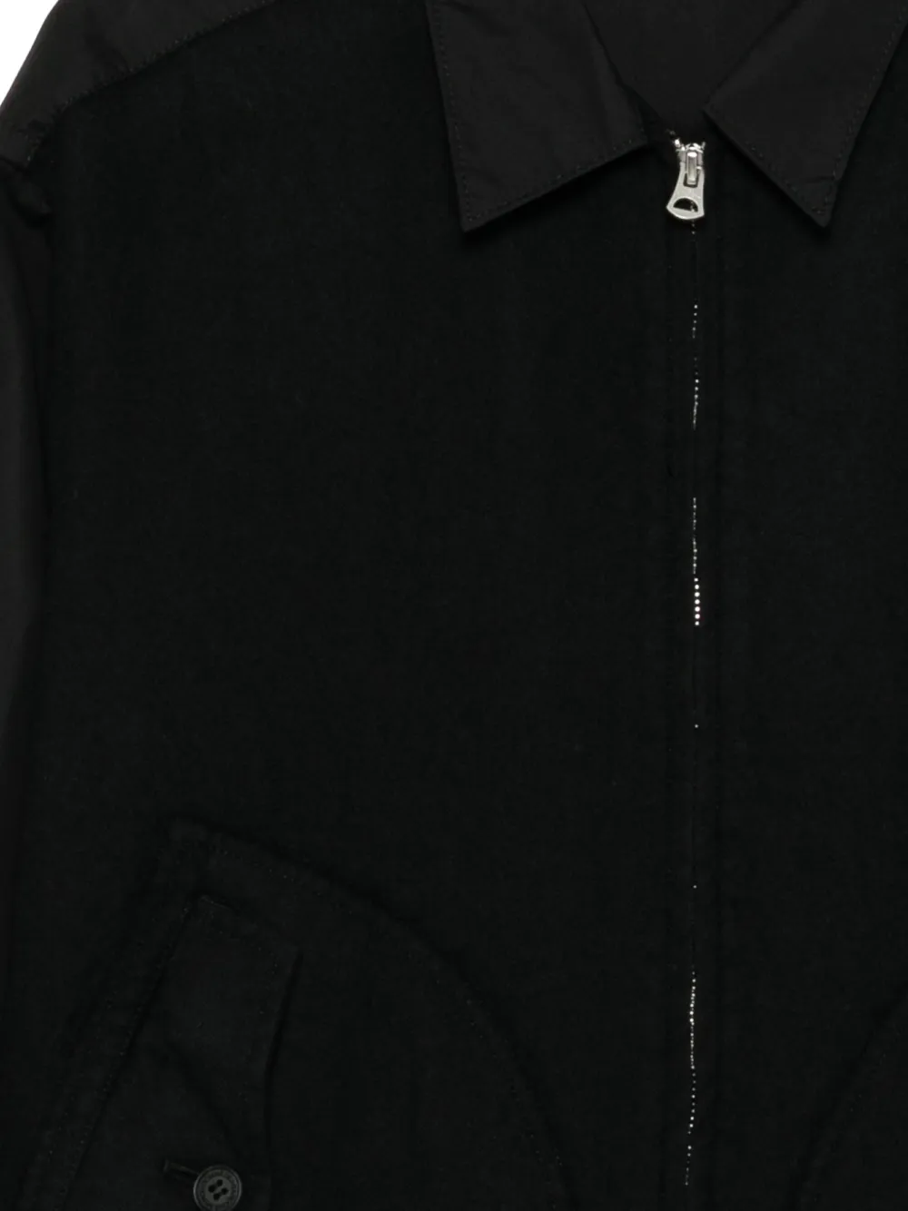 Comme des Garçons Homme panelled shirt Zwart