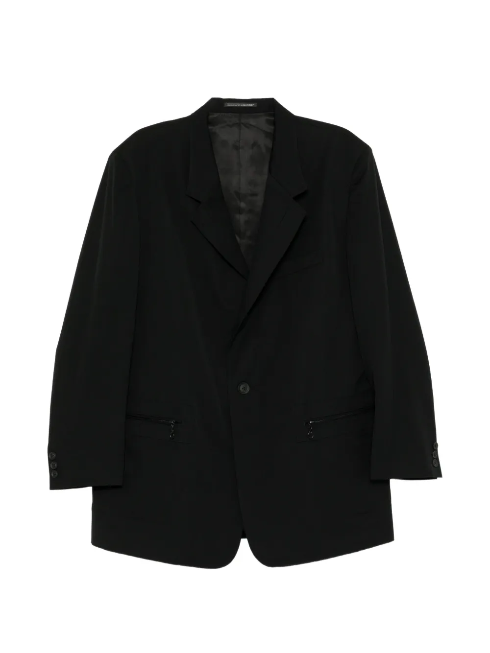 Yohji Yamamoto chest-pocket blazer - Nero