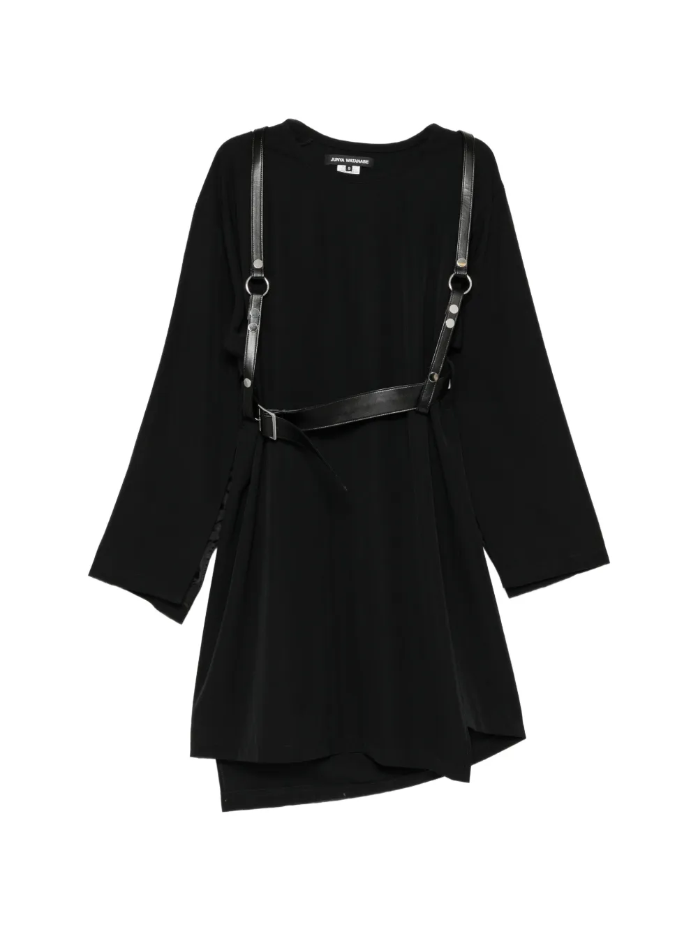 Junya Watanabe harness-detail midi dress - Black