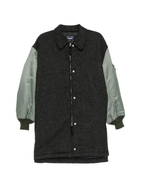 Comme des Garçons Homme wool-herringbone fulledx twill coat