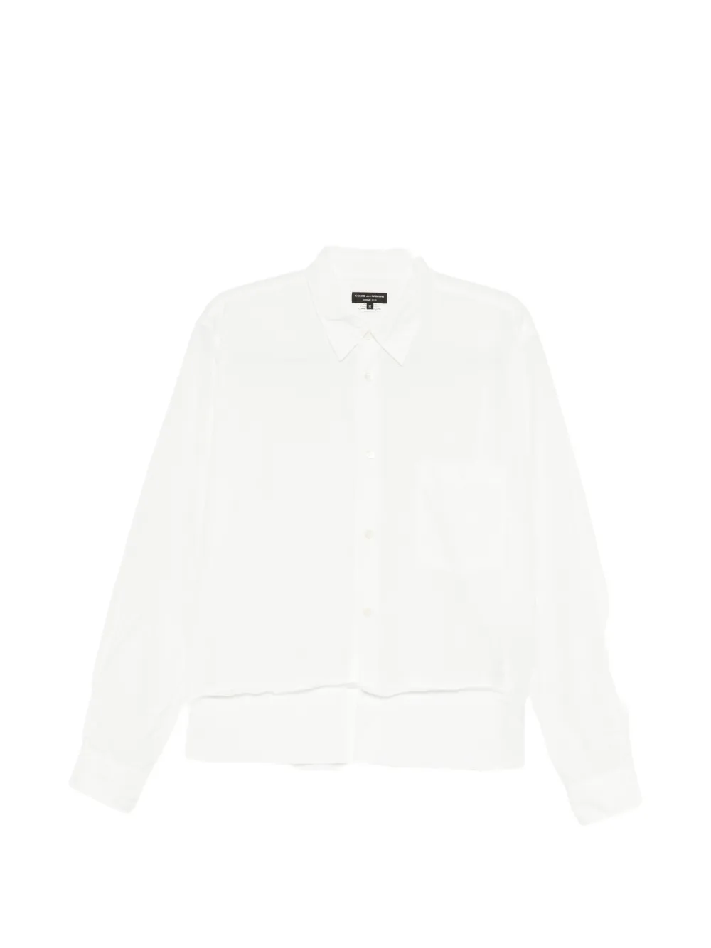 Comme des Garçons Homme Plus layered long-sleeve shirt - White