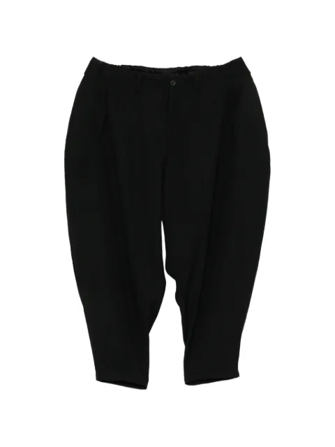 Yohji Yamamoto army gabardine drape trousers