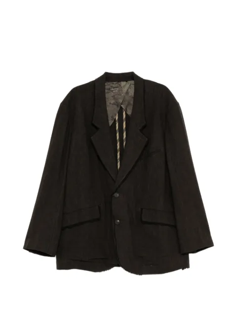 Ziggy Chen notched-lapels single-breasted jacket