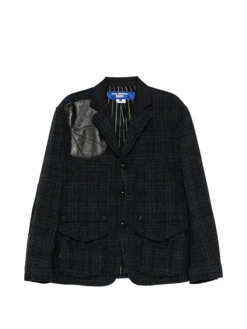 Junya Watanabe MAN patchwork plaided Jacket