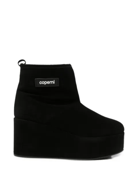 Coperni platform suede boots