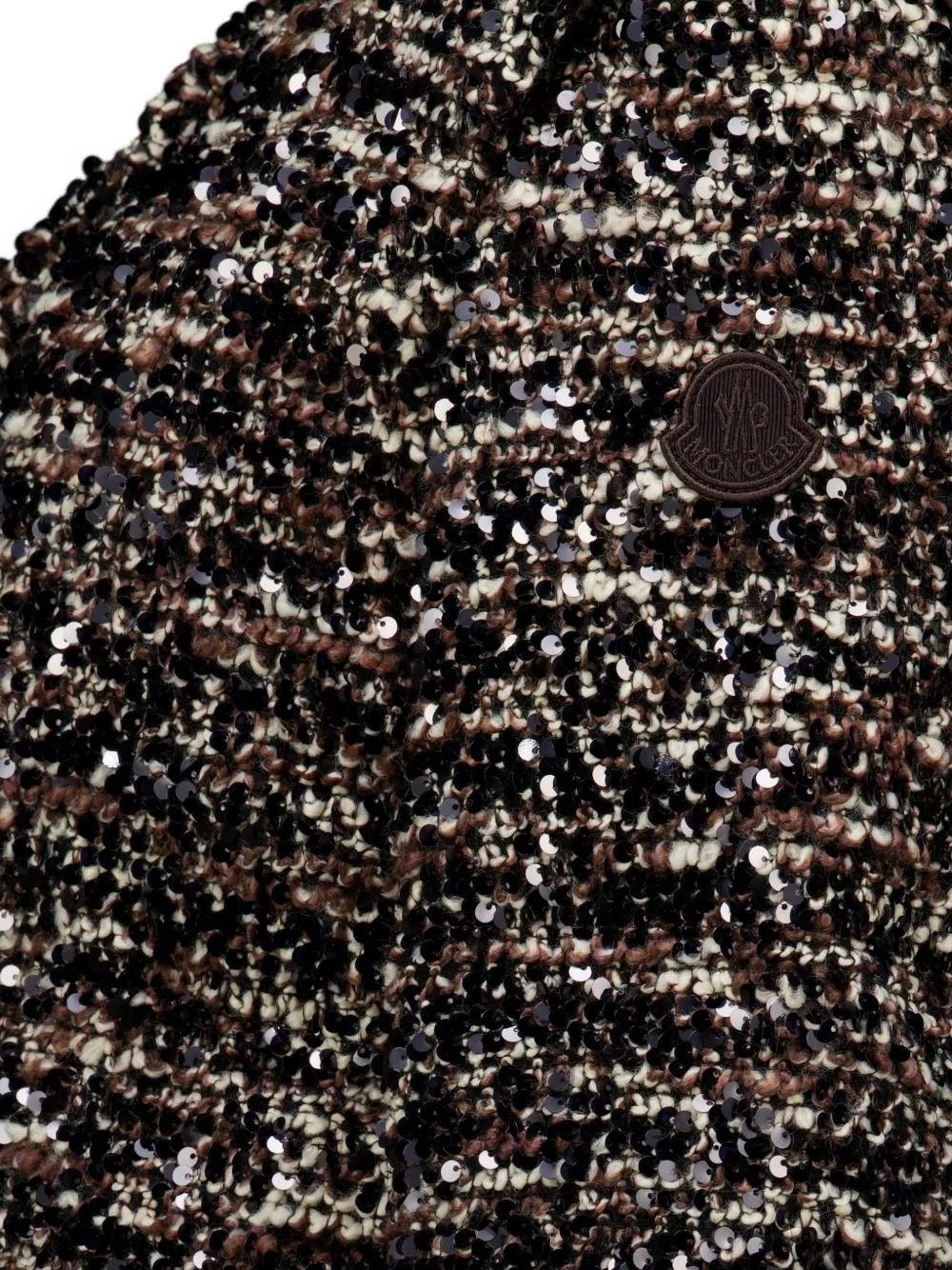 Moncler Poetique 2-in-1 short sequin down jacket Bruin