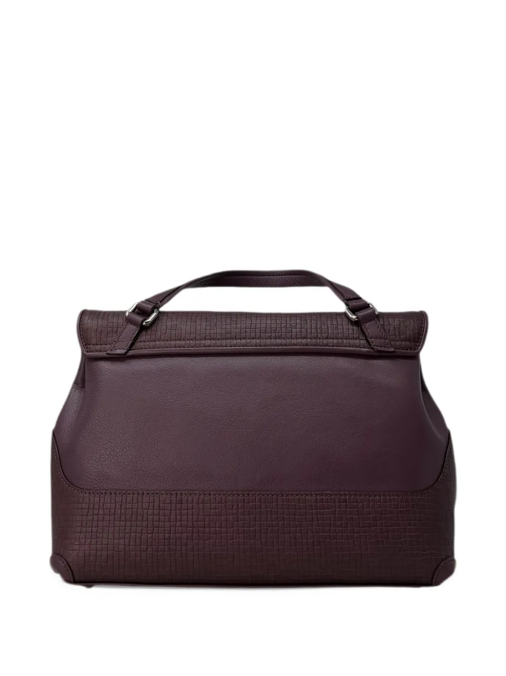Zanellato small Postina Cestaia textured-leather tote bag Rood