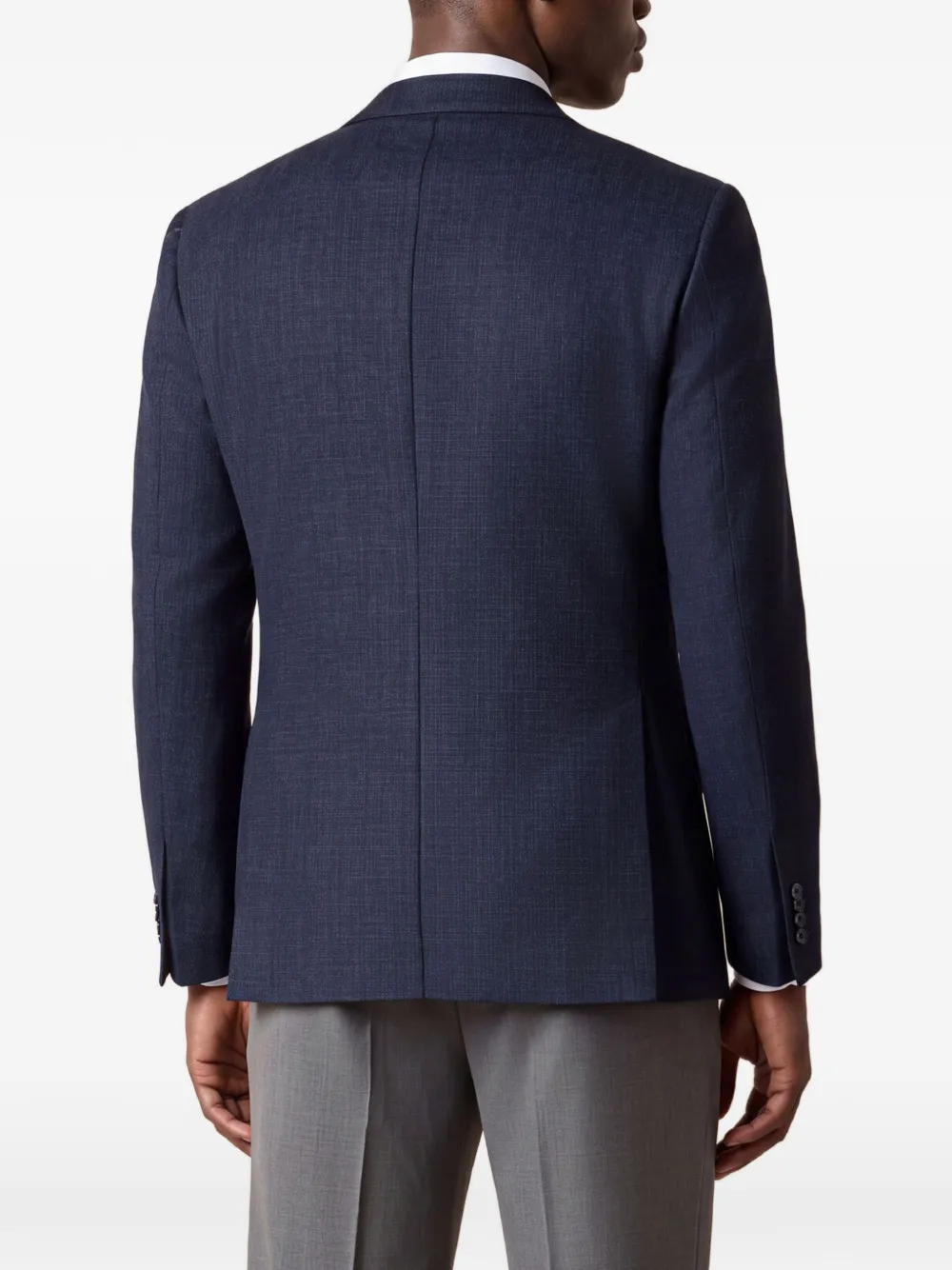 Brooks Brothers slub-texture blazer Blauw