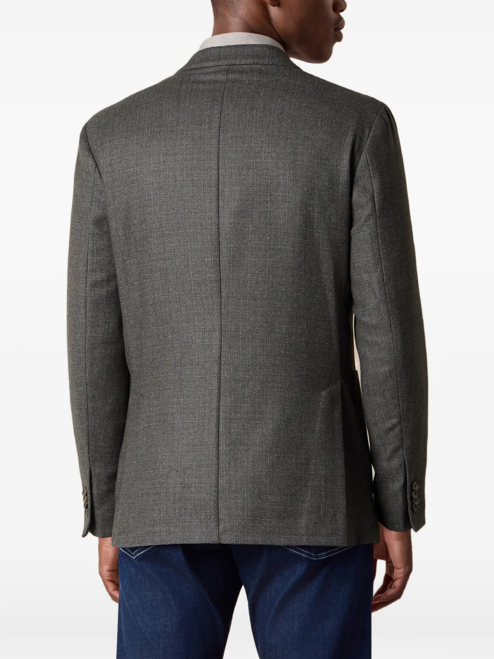Brooks Brothers notch-lapel blazer Grijs