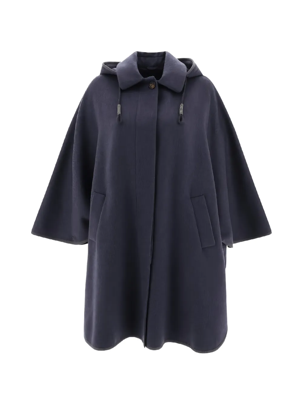 Brunello Cucinelli hooded coat - Blue