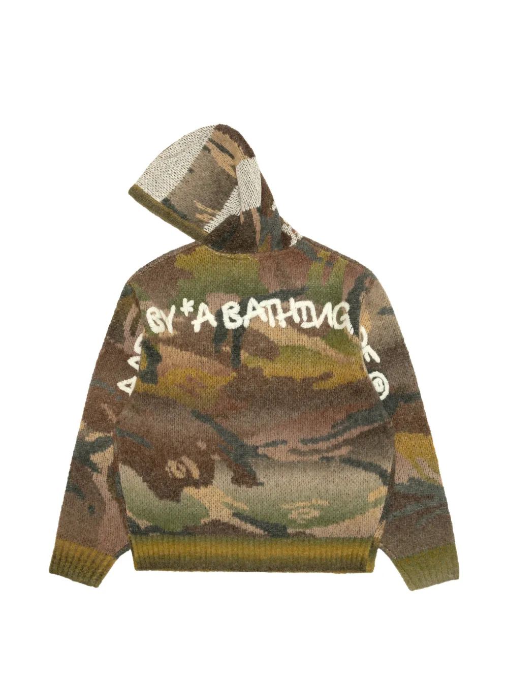 AAPE BY *A BATHING APE Hoodie met camouflageprint Groen