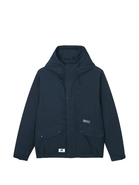 CHOCOOLATE press-stud hooded jacket