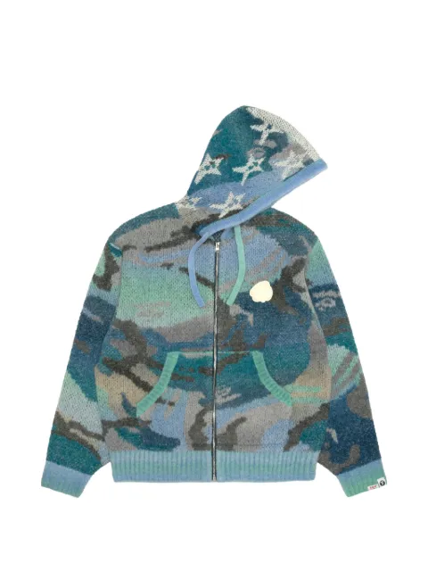 AAPE BY *A BATHING APE® camouflage-print zip-up hoodie