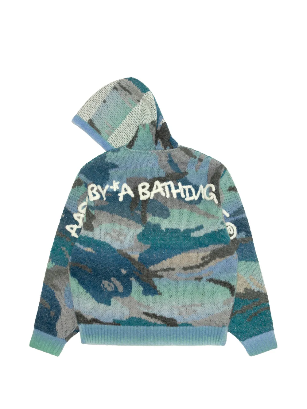 AAPE BY *A BATHING APE Hoodie met camouflageprint Blauw