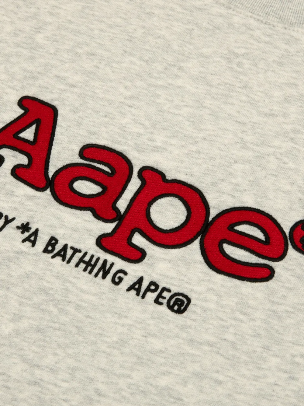 AAPE BY *A BATHING APE Sweater met print Grijs