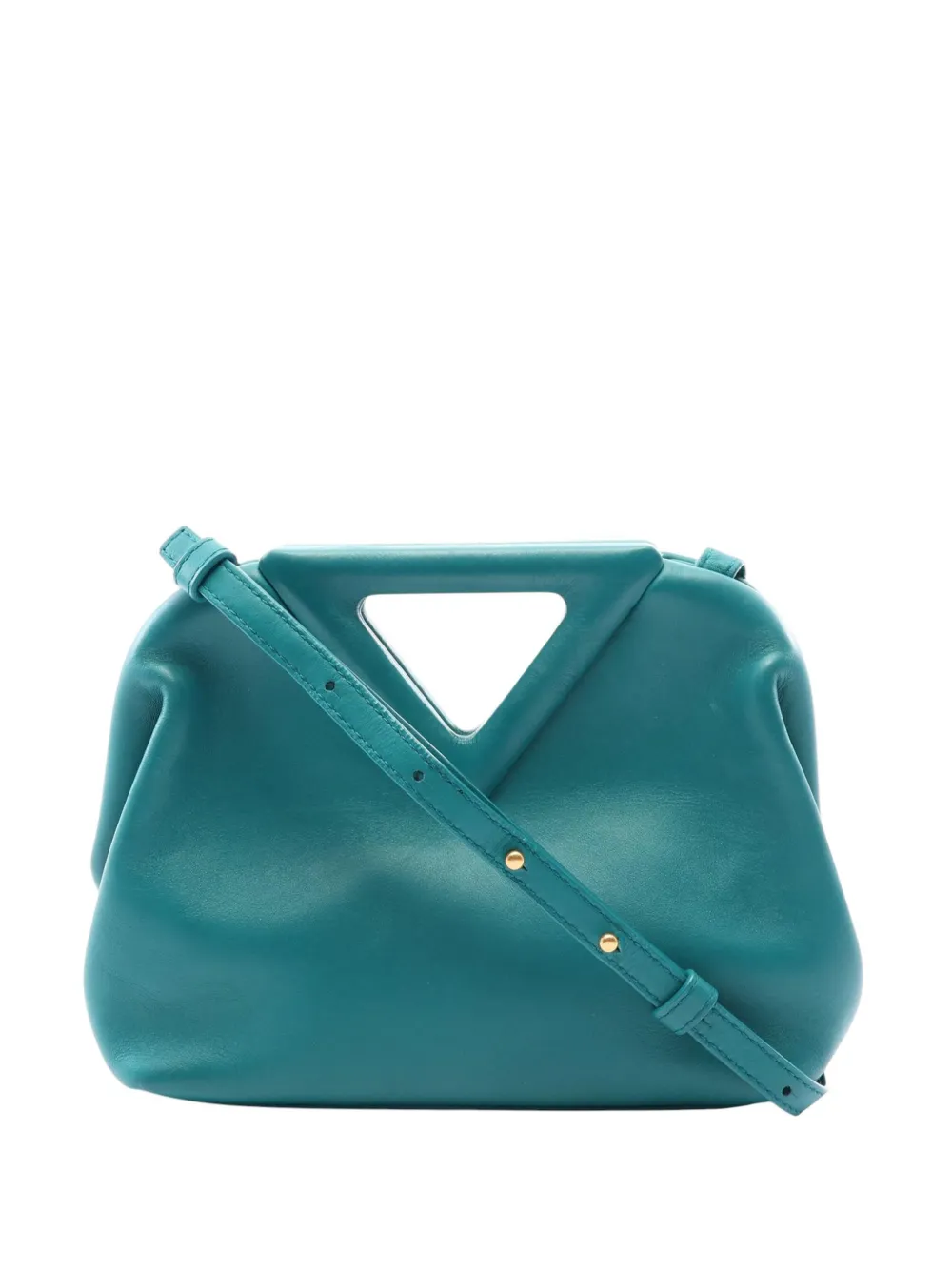 Bottega Veneta Pre-Owned 2000-2026 Small Leather Point satchel - Verde