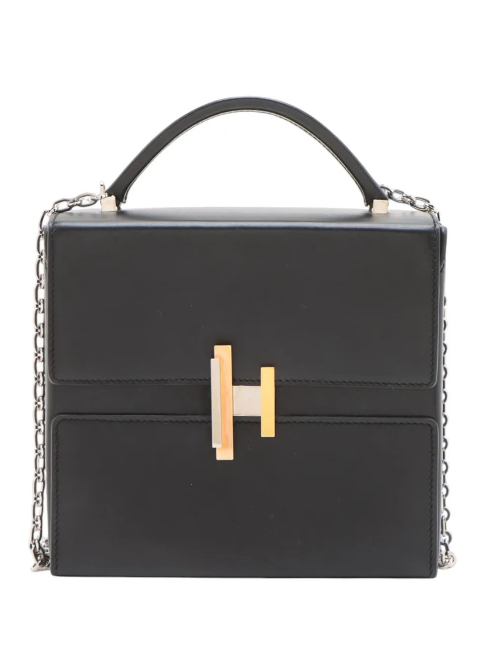 Hermès Pre-Owned 2019 Tadelakt Cinhetic Top Handle Bag satchel - Schwarz