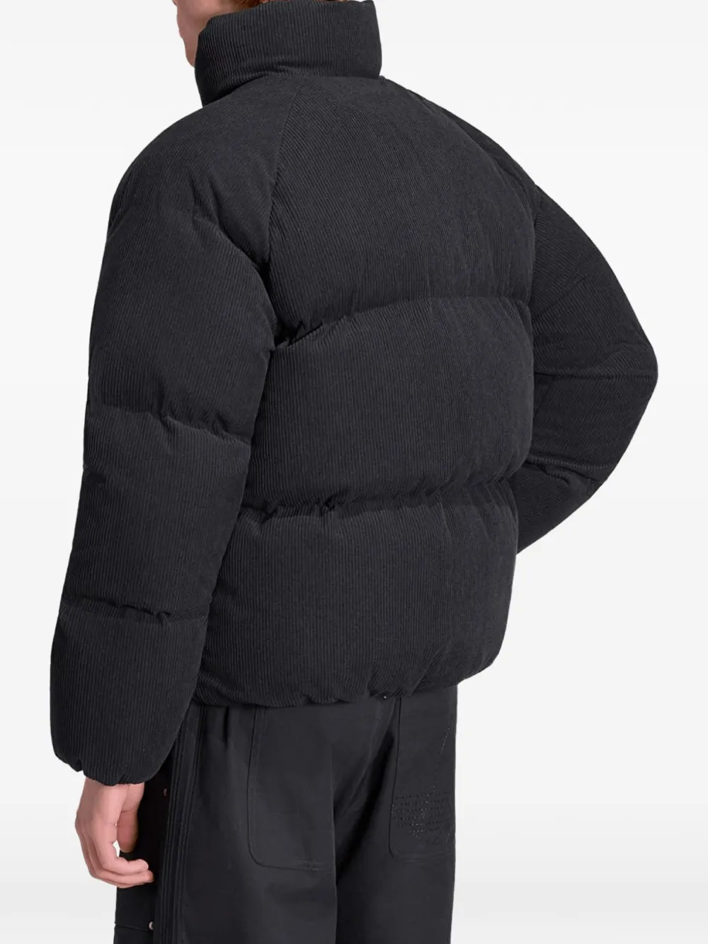 adidas corduroy puffer jacket Zwart