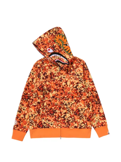 A BATHING APE® Split Camo Shark Kapuzenjacke