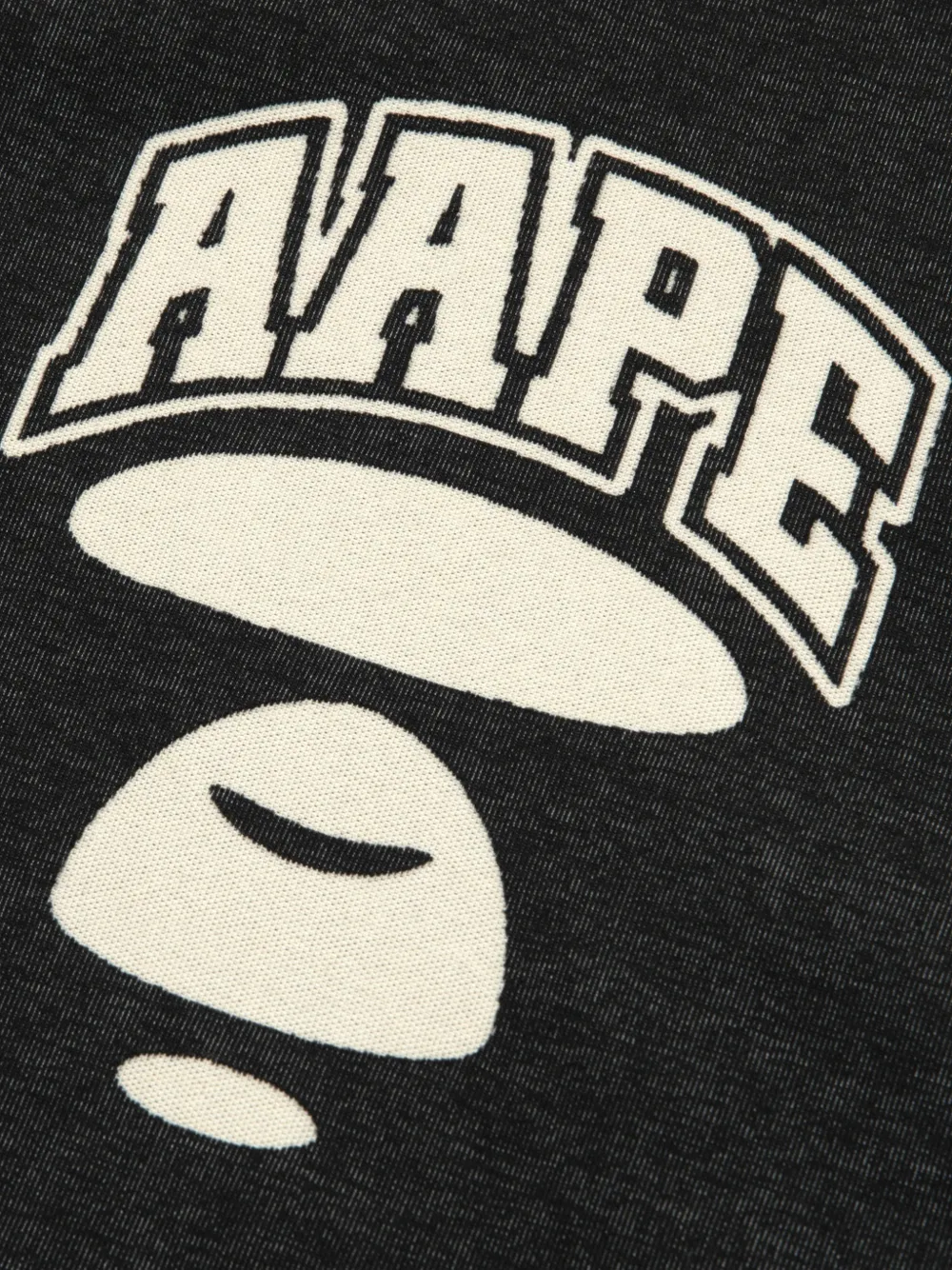 AAPE BY *A BATHING APE Star hoodie met logo-print en rits Zwart