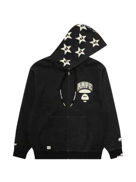AAPE BY *A BATHING APE® Star logo-print zip-up hoodie