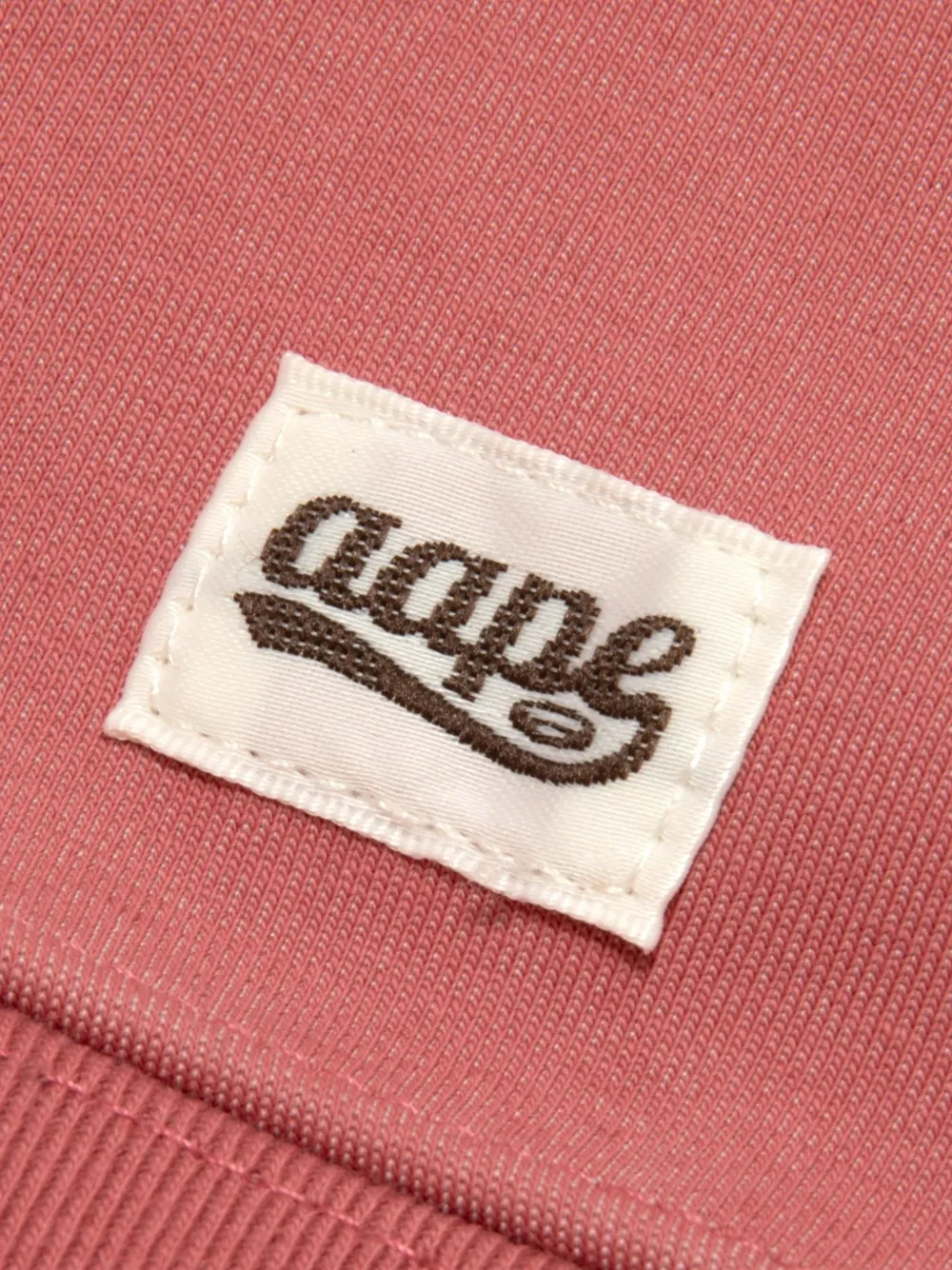 AAPE BY *A BATHING APE Hoodie met logoprint en rits Rood
