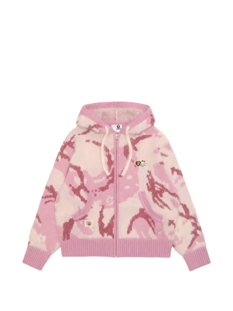 AAPE BY *A BATHING APE® camouflage-pattern zip-up hoodie