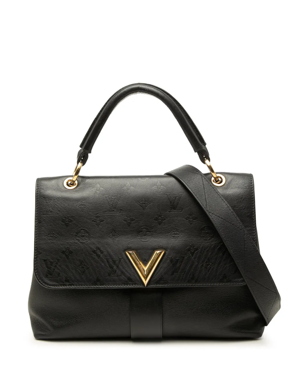 Louis Vuitton Pre-Owned 2018 Monogram Very One Handle satchel - Black