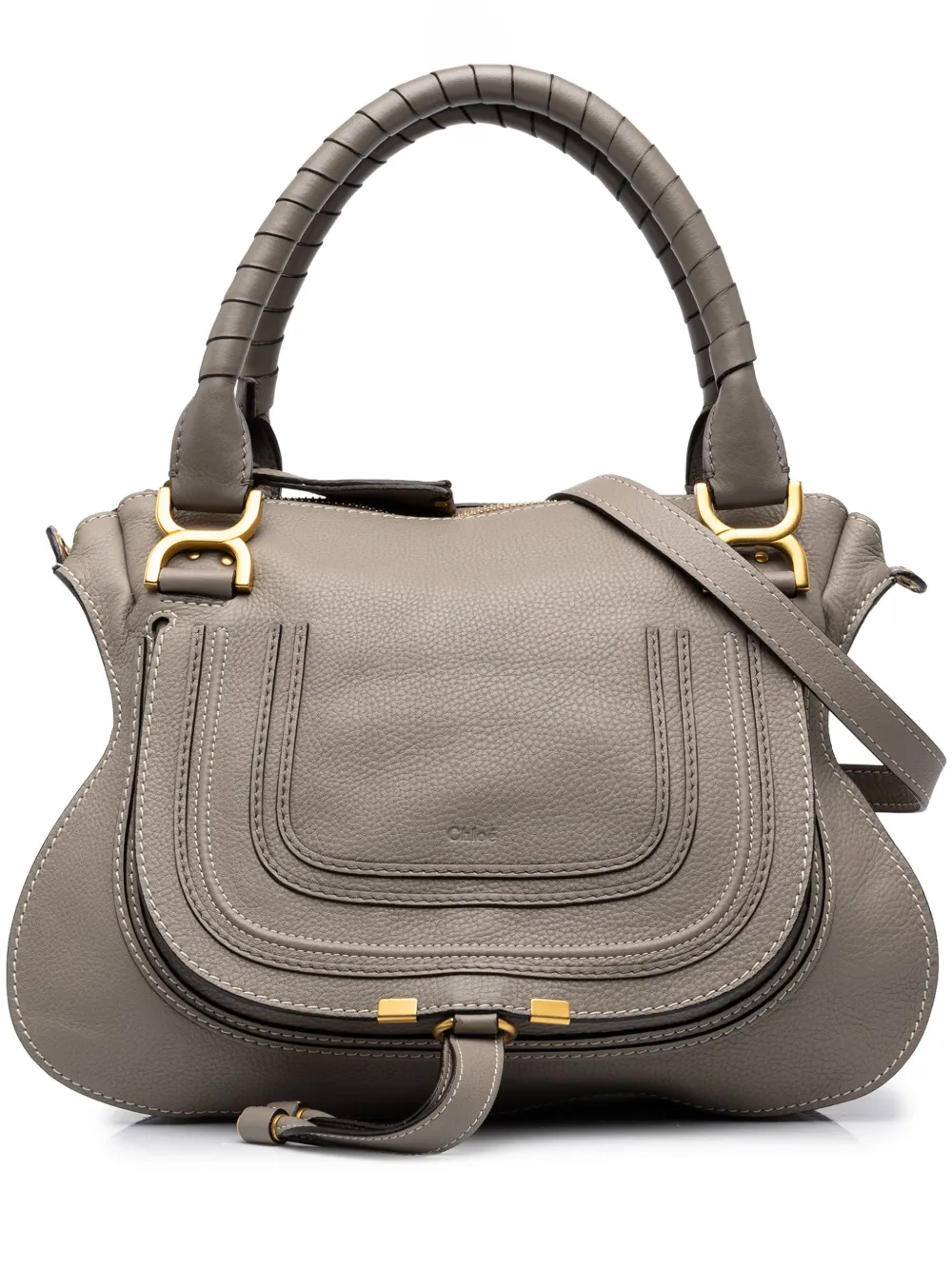 Chloé Pre-Owned 2014 Medium Leather Marcie satchel - Grau