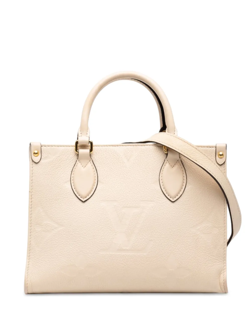 Louis Vuitton Pre-Owned 2010-2026 Monogram Empreinte Giant OnTheGo PM satchel - Neutrals