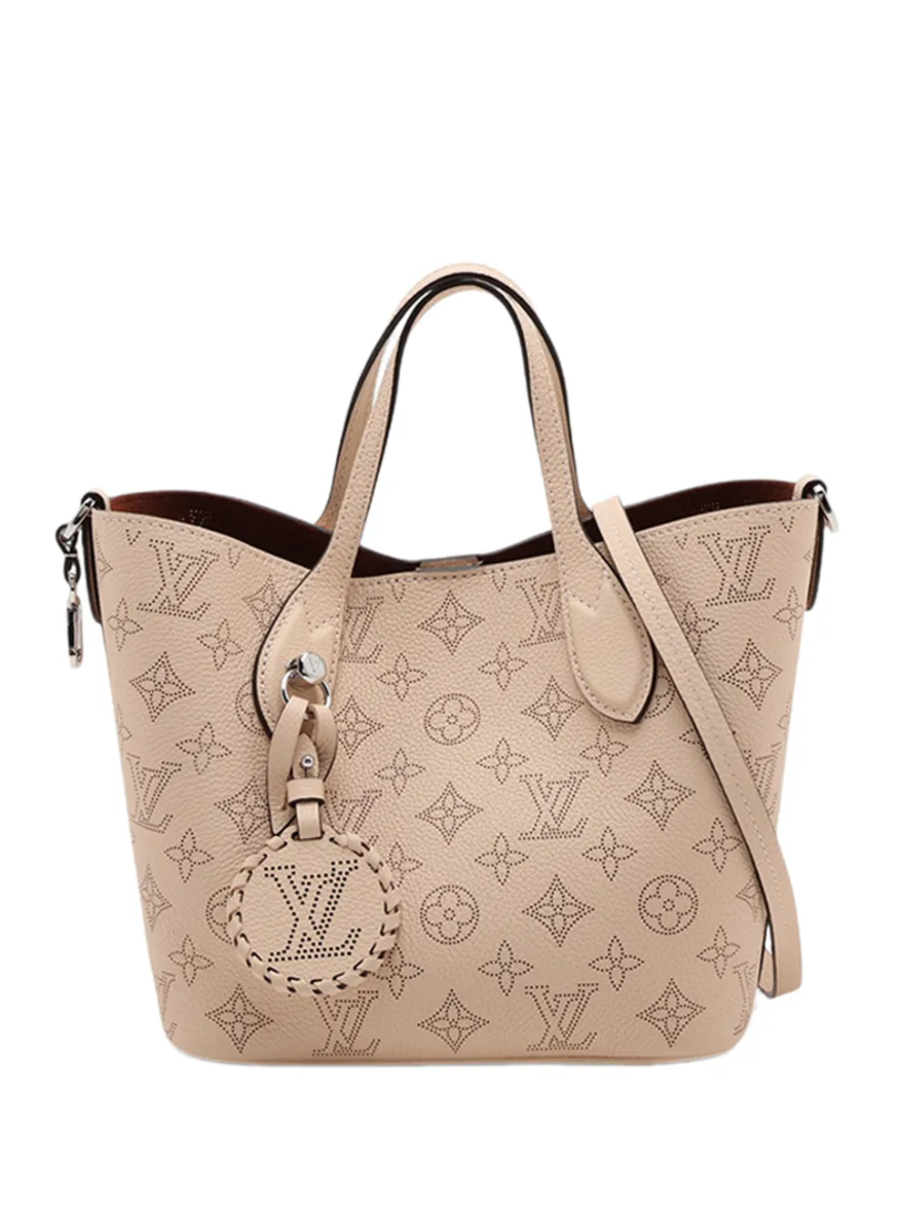 Louis Vuitton Pre-Owned 2021-2026 Monogram Mahina Blossom PM satchel - Marrone
