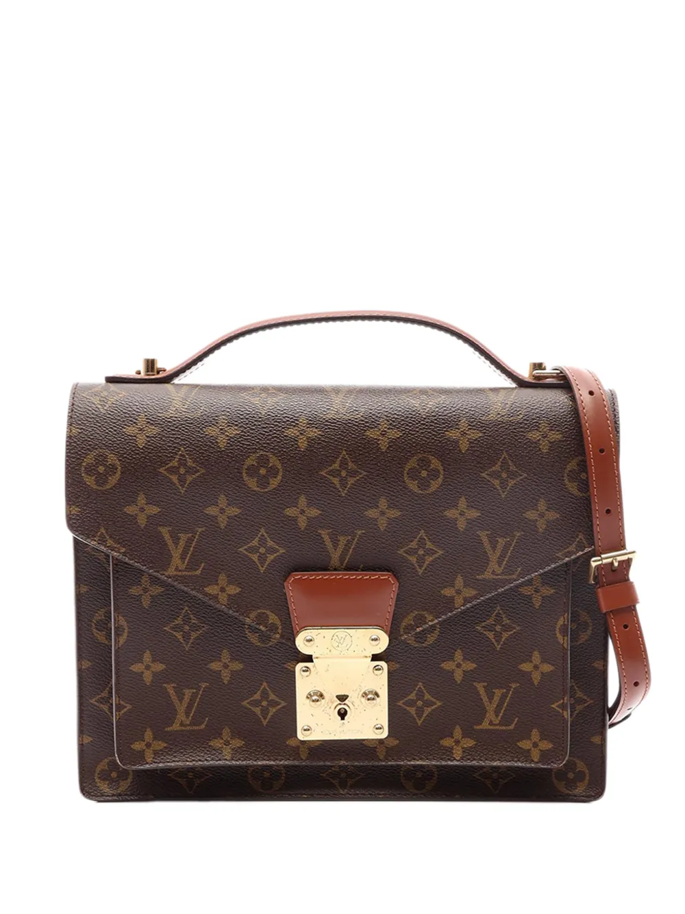 Louis Vuitton Pre-Owned 2002 Monogram Monceau 28 satchel - Marrone
