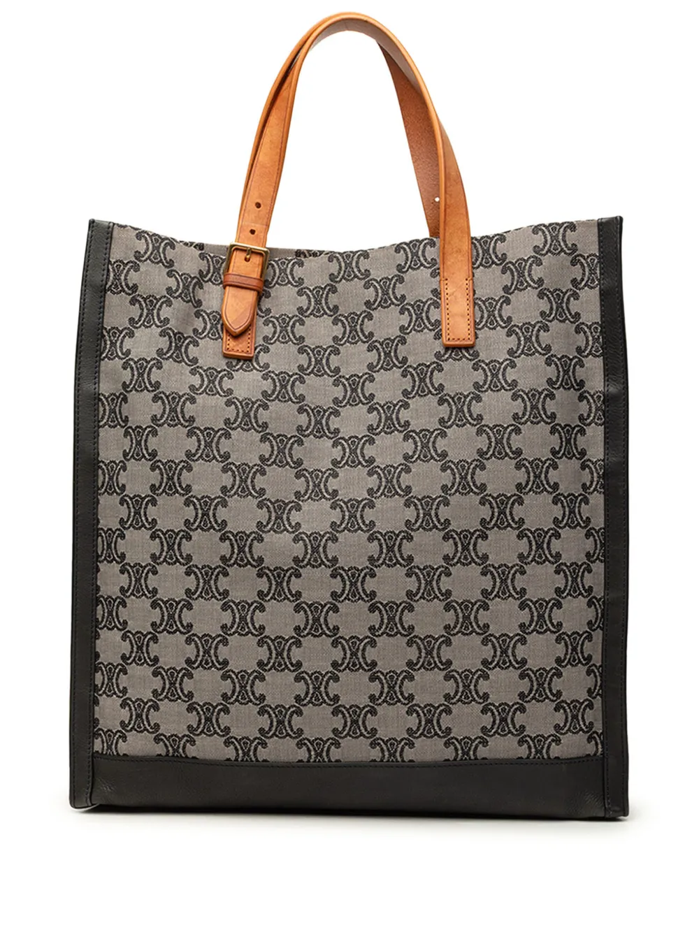 Celine Pre-Owned 2009 Macadam Canvas Vertical tote bag - Grigio