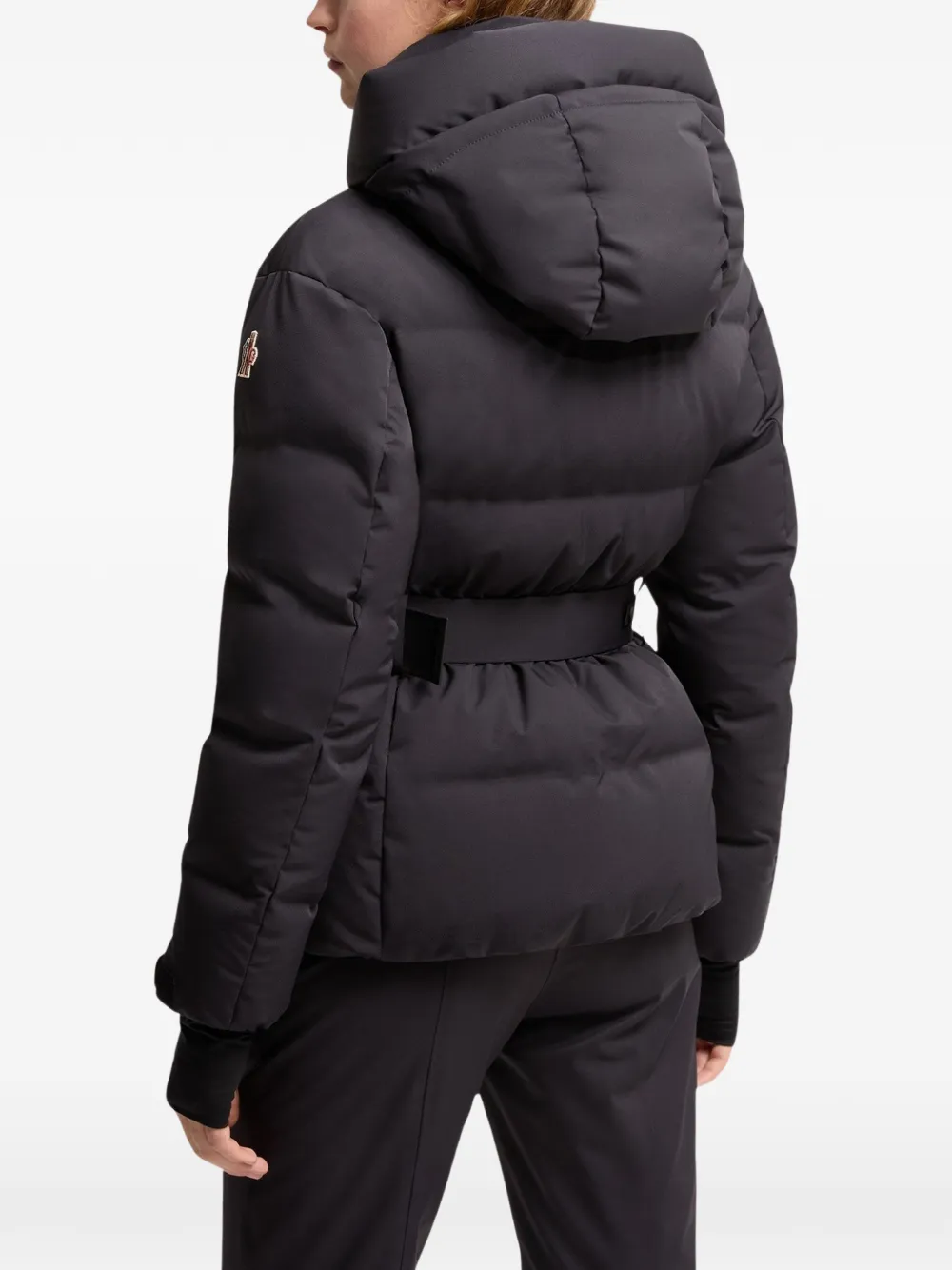 Moncler Grenoble Tolima belted hooded performance jacket Blauw