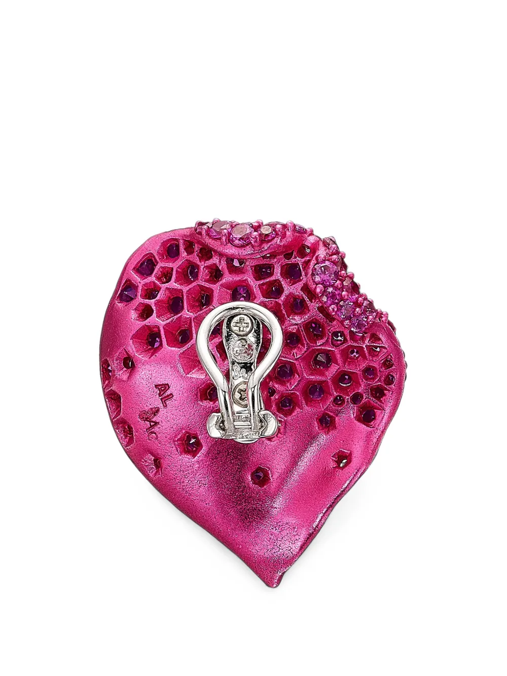 Anabela Chan Rosa Petal sapphire and topaz earrings - Argento
