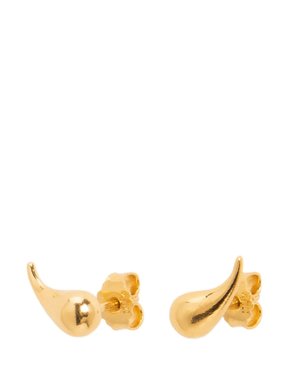 Wouters & Hendrix droplet-design earrings - Oro